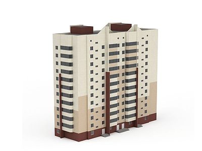 3d高层居民楼免费模型