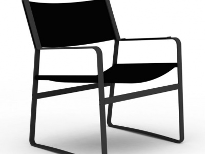 3d铁艺休闲椅模型