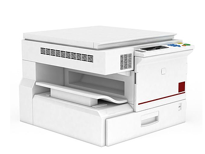 办公打印机模型3d模型