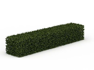 景观植篱模型3d模型