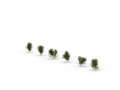 3d绿色植被模型