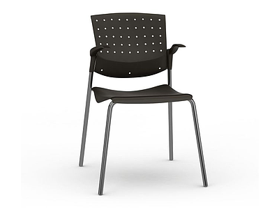 曲面餐椅模型3d模型