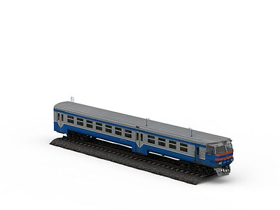 新式列车模型3d模型