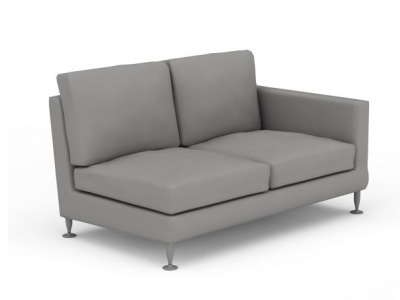 双人休闲沙发模型3d模型