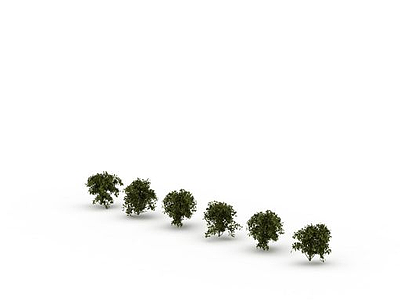 3d绿色植物模型