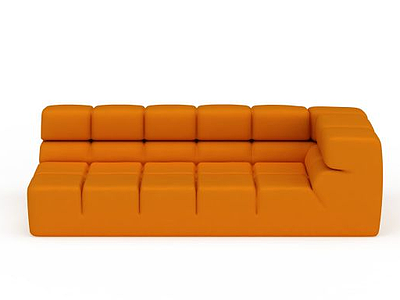 3d欧式多人沙发免费模型