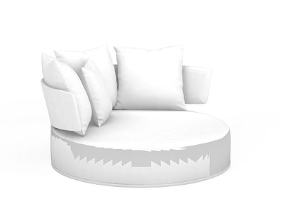 3d圆形单人沙发免费模型
