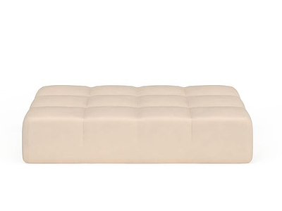 模块沙发凳模型3d模型