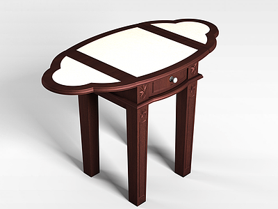 古典圆桌模型3d模型