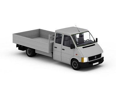 3d拉货卡车模型