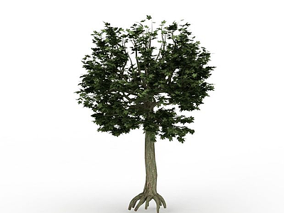 3d<font class='myIsRed'>绿色景观树</font>免费模型