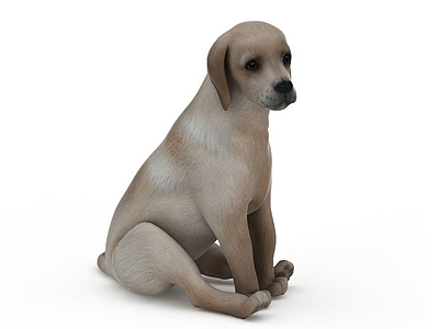 动物犬模型3d模型