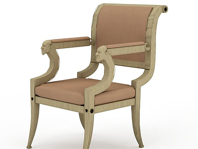 休闲单人椅模型3d模型