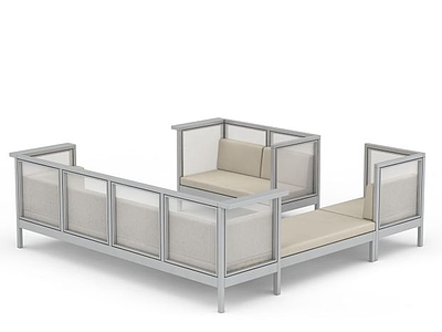 3d创意沙发组合免费模型