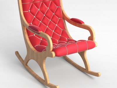3d单人休闲椅模型