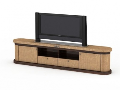 客厅电视柜模型3d模型