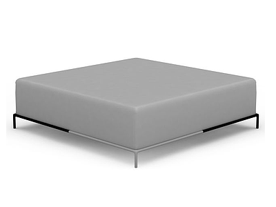 现代休息沙发凳模型3d模型