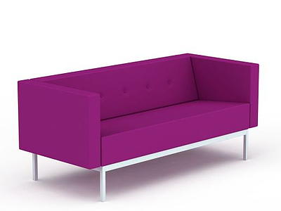 简约扶手沙发模型3d模型