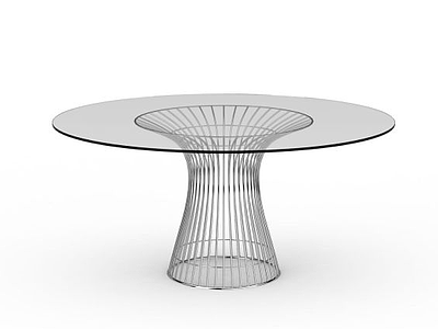 3d圆桌子模型