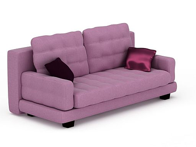客厅双人沙发模型3d模型