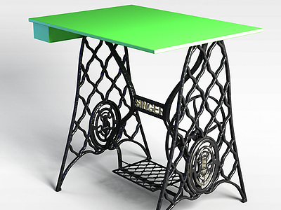 铁艺桌子模型3d模型