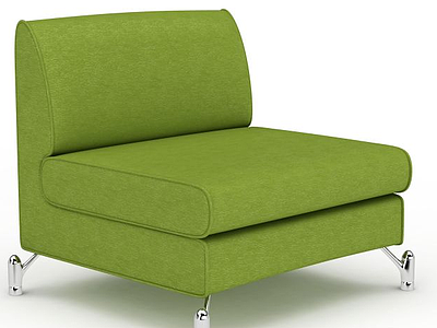 客厅单人沙发模型3d模型
