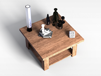 3d客厅桌子模型