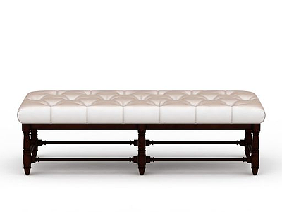 沙发长凳模型3d模型