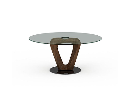 3d玻璃桌子免费模型