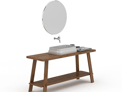 3d浴室桌子免费模型