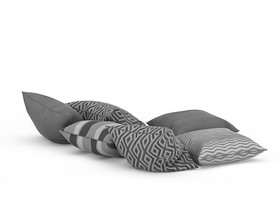 3d布艺靠枕免费模型