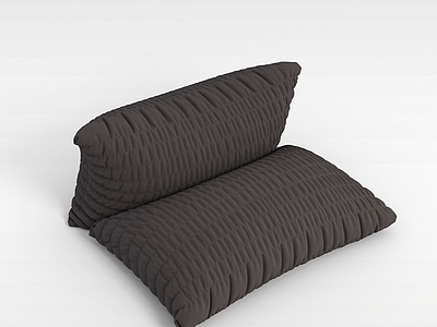 3d褶皱靠枕模型