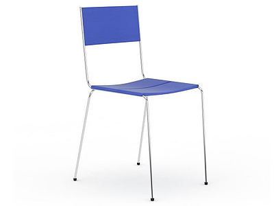 简易塑料椅子模型3d模型