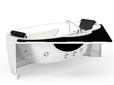 3d现代多功能浴盆免费模型