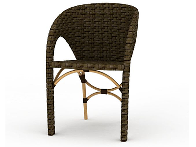 竹椅模型3d模型