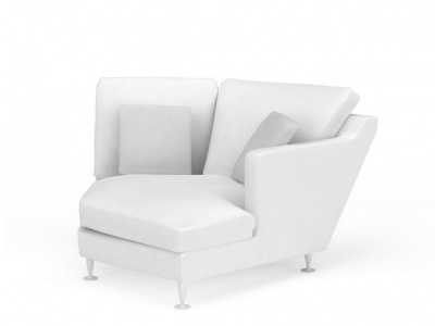 3d白色休闲沙发免费模型