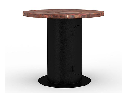圆形咖啡桌模型3d模型