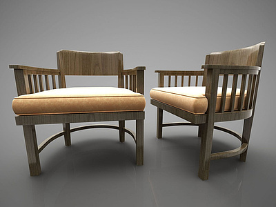 3d休闲椅模型