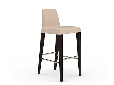 高脚椅子模型3d模型