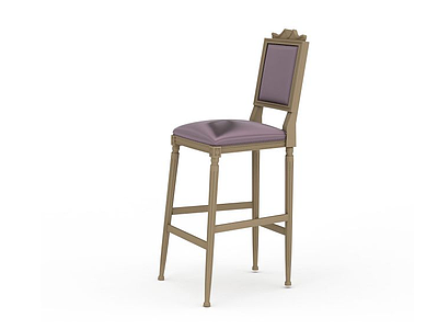 高脚椅模型3d模型