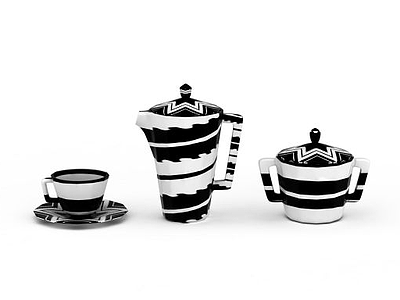 茶杯套装模型3d模型