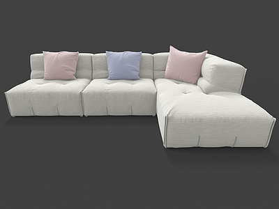 现代休闲沙发模型
