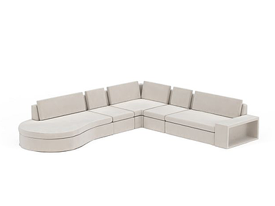 3d现代客厅沙发免费模型