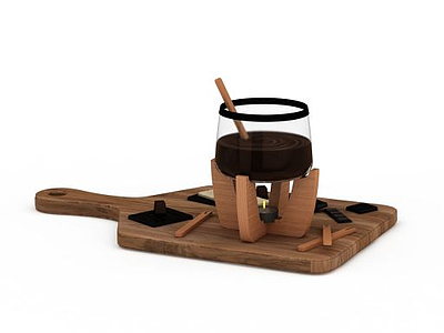 咖啡支架模型