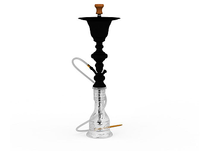3d阿拉伯水烟免费模型