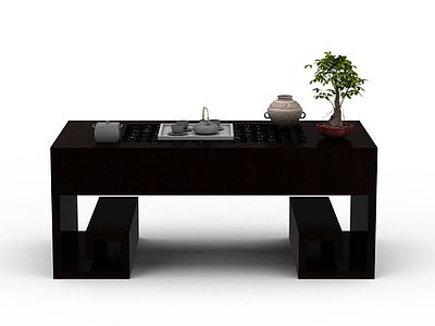 3d中式桌子免费模型