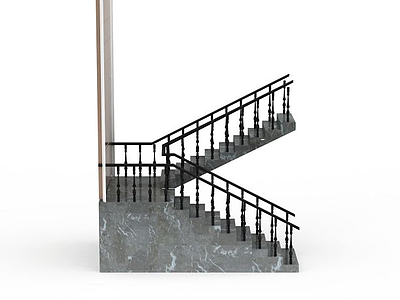 室内楼梯模型3d模型