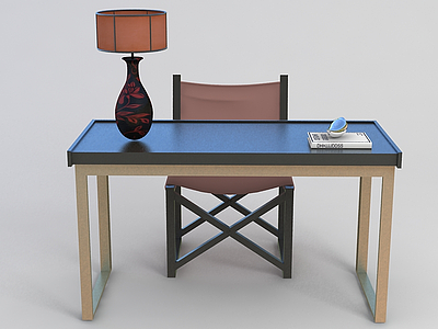 休闲桌椅组合模型3d模型