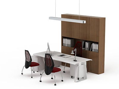 3d现代简约桌椅组合免费模型