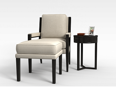 现代休闲椅子模型3d模型